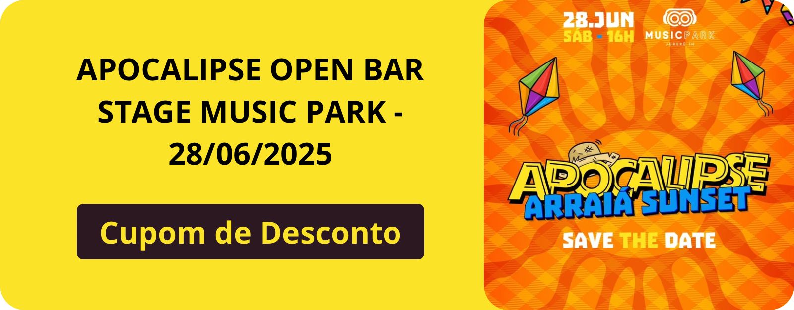 APOCALIPSE OPEN BAR CUPOM